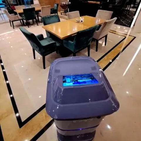 Service robot navigating a restaurant